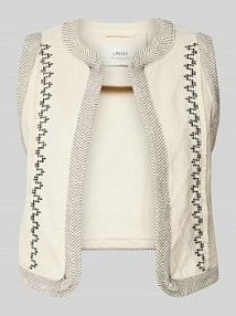 Kamizelka z fakturowanym wzorem LANIUS biała damska EAN 12413914-00