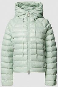 Kurtka pikowana z błyskawicznym zamkiem dwustronnym LUISA CERANO turkusowa damska EAN 498580 4133