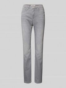 Jeansy o kroju slim fit ze szlufkami na pasek model STYLE.MARY BRAX szary damski EAN 71-7308 09954720