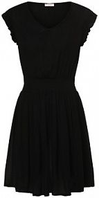 Sukienka  Kobiety wiskoza czarna jednolity 36 Lascana