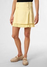 Spódnica  z zawartością lnu Kobiety len żółta jednolity 42 IPURI