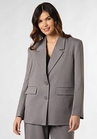 Marynarka   NMNew Milla Kobiety szary w paski M Noisy May