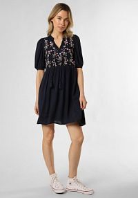 Sukienka  Kobiety wiskoza niebieska jednolity L Aygill's