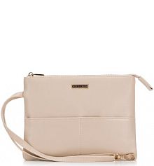 Saszetka nerka Wittchen beżowa damska 98-4Y-401-9