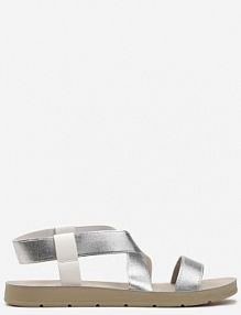 Białe sandały w Sportowym Stylu z Elastycznymi Paskami Andelmia Renee damskie