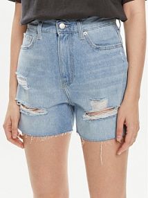 Szorty jeansowe Calvin Klein Jeans niebieskie 