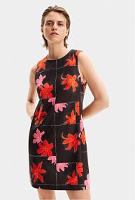 Sukienka letnia Desigual czarna Houston 24SWVW01  Regular Fit