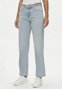 Jeansy Lee niebieskie damskie 