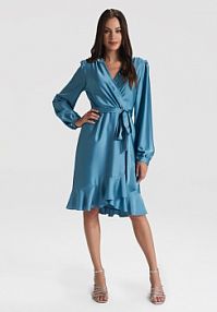 Sukienka koktajlowa Swing niebieska 