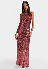 Sukienka wieczorowa Swing różowa 