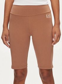 Szorty sportowe EA7 Emporio Armani brązowe 3DTS53 TJ01Z 1731  Regular Fit