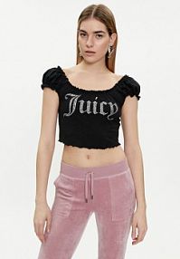 Bluzka Juicy Couture czarna damska 