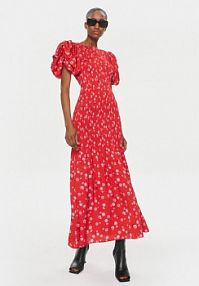 Sukienka letnia ROTATE czerwona 