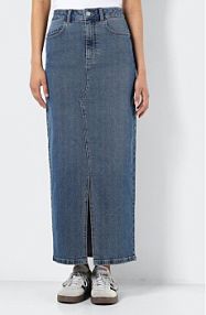 Spódnica jeansowa Noisy May niebieska 