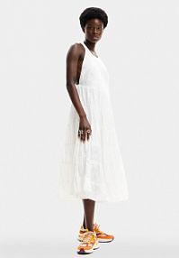 Sukienka letnia Desigual biała 