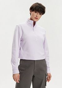 Bluza z polaru The North Face fioletowa damska Polar