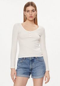 Bluzka Levis kremowa damska Levi's®  Dry Goods A7312-0000 Écru Slim Fit