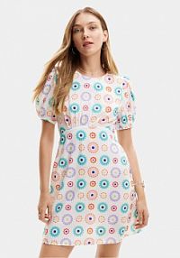 Sukienka letnia Desigual biała 