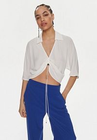 Bluzka Patrizia Pepe biała damska 