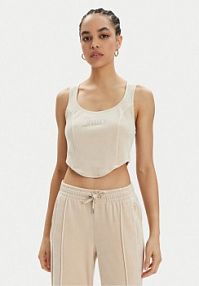 Top Juicy Couture beżowy damski 