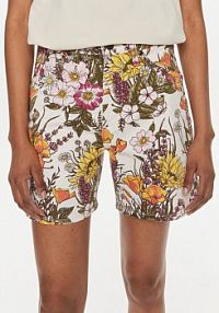 Szorty Wrangler wielokolorowe damskie Materiałowe