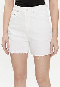 Szorty jeansowe Tommy Jeans białe 