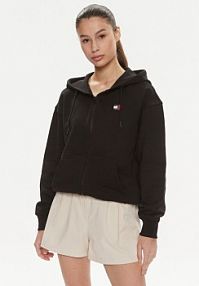 Bluza rozpinana Tommy Jeans czarna damska 