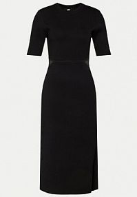 Sukienka dzianinowa DKNY czarna 