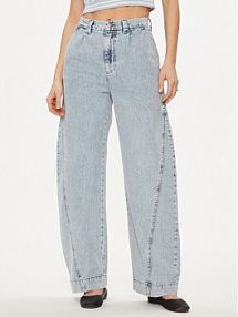 Jeansy United Colors Of Benetton niebieskie damskie 