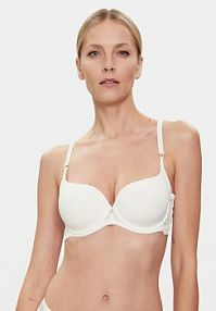 Biustonosz Selmark biały Z fiszbiną