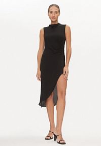 Sukienka letnia DKNY czarna D2A4B3AR  Regular Fit