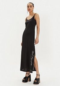 Sukienka letnia KARL LAGERFELD czarna 