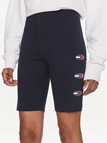 Szorty sportowe Tommy Jeans granatowe Kolarki