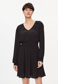 Sukienka letnia Vila czarna Codzienna Mesa 14092006  Loose Fit