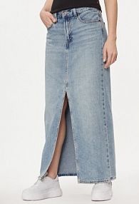 Spódnica maxi Levis niebieska Levi's®  jeansowa A7512-0000  Regular Fit