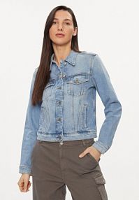 Kurtka jeansowe United Colors Of Benetton niebieska damska Jeansowa