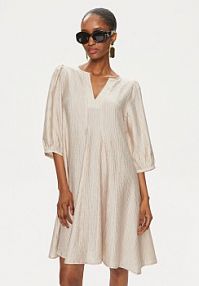 Sukienka letnia Karen by Simonsen beżowa 