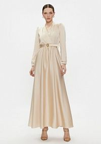 Sukienka wieczorowa Rinascimento beżowa 