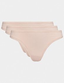 Stringi Guess wielokolorowe Komplet 3 par stringów