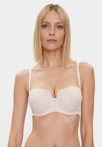 Biustonosz Selmark różowy Push-up