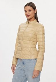 Kurtka puchowa Patrizia Pepe beżowa damska 
