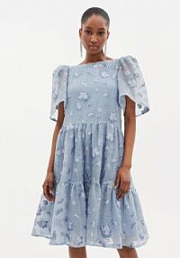 Sukienka codzienna Custommade niebieska Koktajlowa