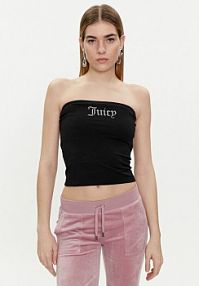 Top Juicy Couture czarny damski 