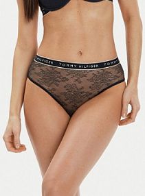 Figi Tommy Hilfiger granatowe Klasyczne z wysokim stanem