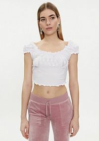 Bluzka Juicy Couture biała damska 