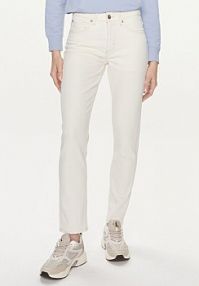 Jeansy Lee białe damskie 