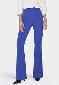 Spodnie eleganckie ONLY niebieskie damskie Materiałowe Astrid 15318359  Flared Fit