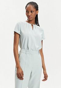 Bluzka Calvin Klein niebieska damska 