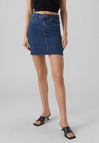 Spódnica jeansowa Vero Moda niebieska 