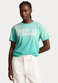 T-shirt Polo Ralph Lauren zielony damski 